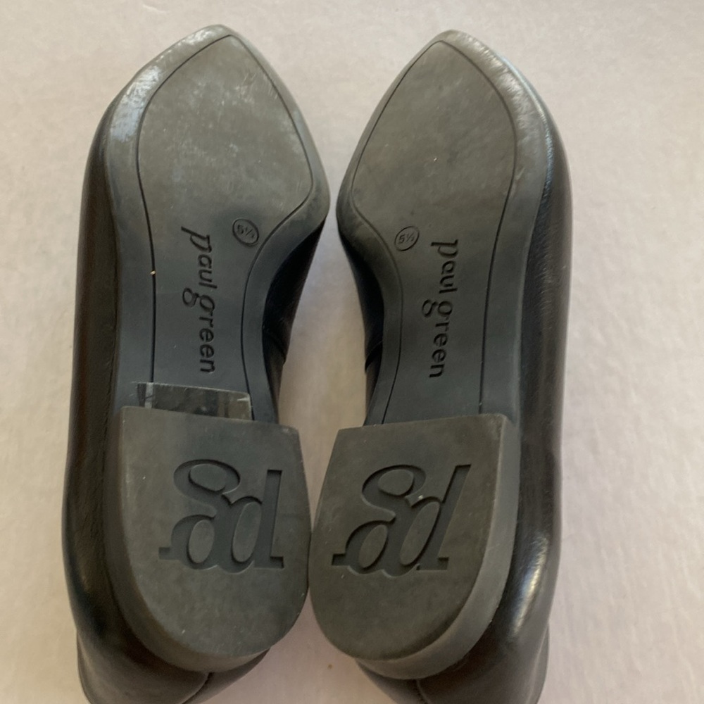 Paul Green Women’s Teddy Flats in Black Leather Size 5.5 UK or 8 US - Picture 6 of 9
